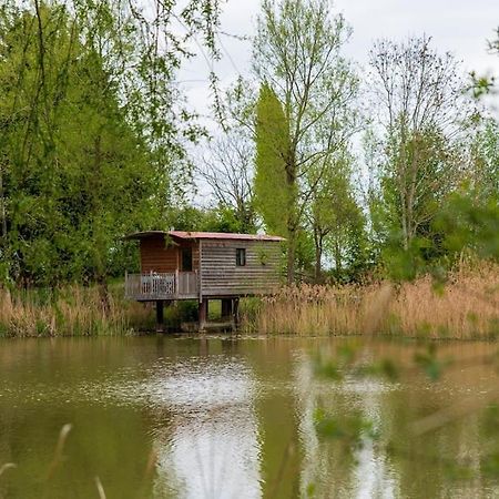 Lakeside Cabin On Stilts- 'Kingfisher' Villa Rous Lench Eksteriør billede